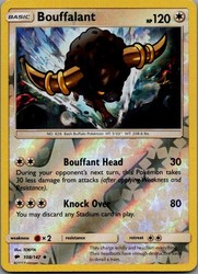 Bouffalant 108/147 Reverse Holo Burning Shadows