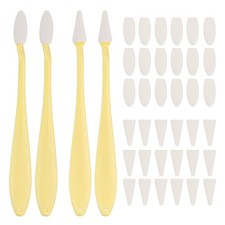 Sketch Trimmer Erase Sponge Wiper with 40 Pcs Sponge Wipes Pack of 4, Yellow 