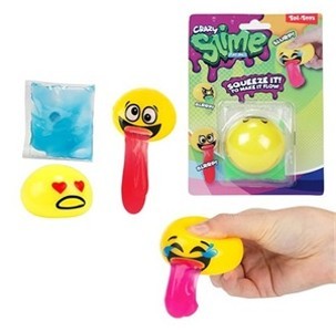 8714627355499 MASA SLIME BUZKA EMOJI Z JEZYK 13X18 MIX5 20/80 TOI TOYS