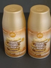 2X Glade Automatic Spray Can Refill COOKIE CARAMEL RUSH - 6.2 oz