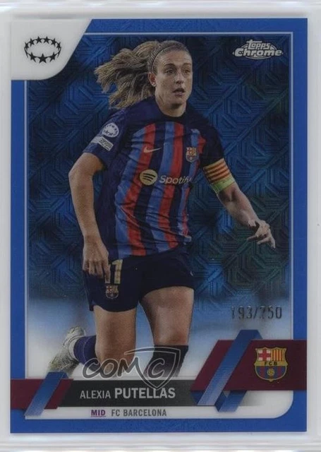 2022 Topps Chrome UEFA Women's Champions League 193/250 Alexia Putellas #1 1n1m