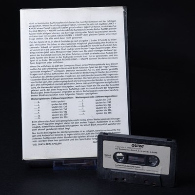 Quiwi (1986) - Wissens- & Quiz-Spiel für Commodore C-16 Plus/4 in OVP - Deutsch