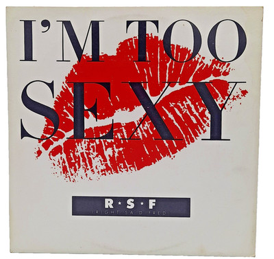 Right Said Fred I'm Too Sexy 12'' Single 1991 Charisma 0-96256 OG US Press VG+