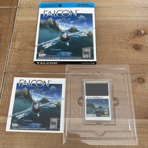 Falcon -- CIB- Complete In Box - TurboGrafx 16 TG-16 Nice!