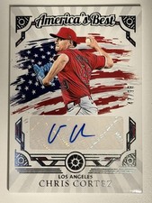 2025 Panini Boys of Summer - America's Best Chris Cortez -Angels Rookie Auto /99