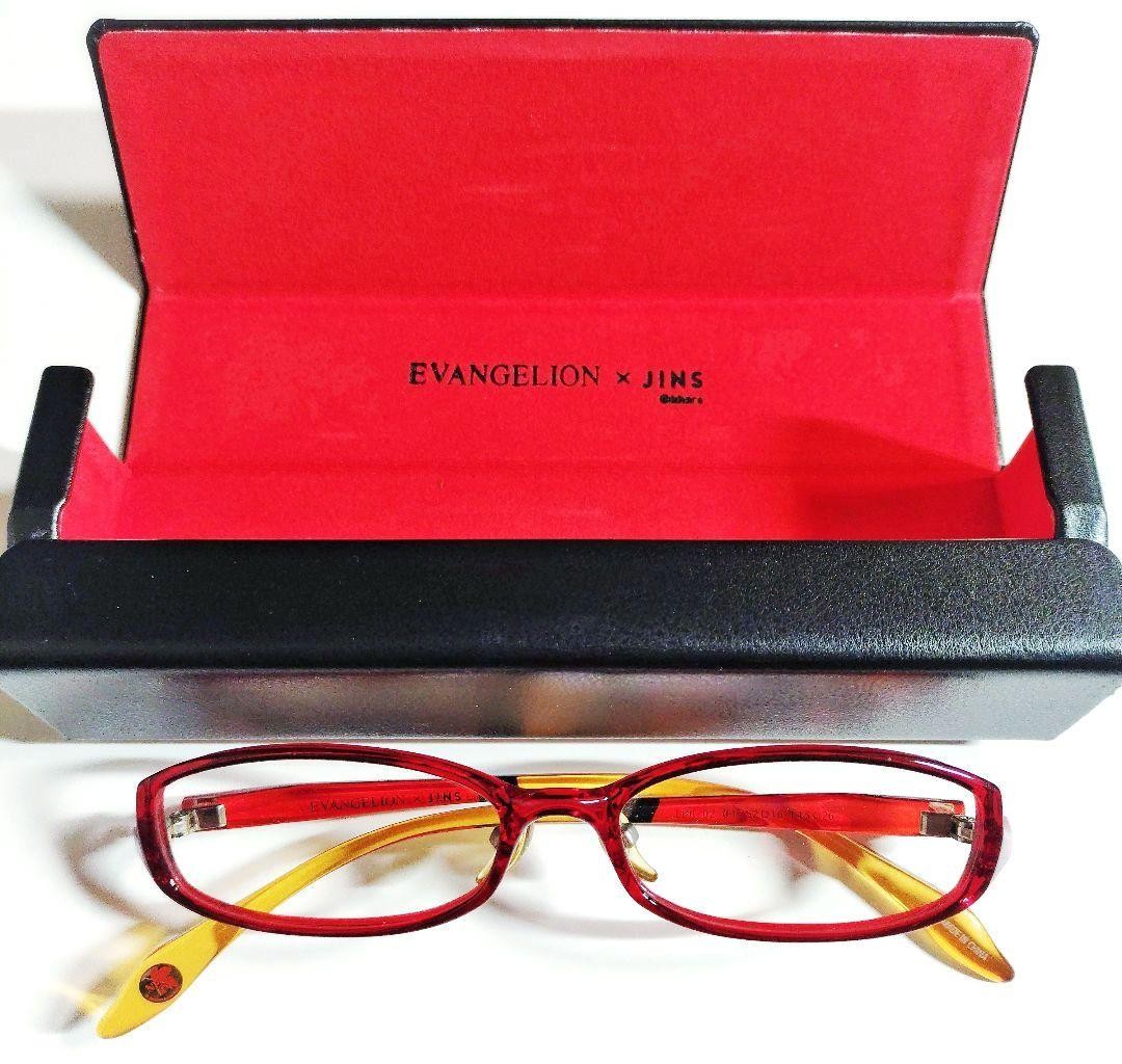 Evangelion Asuka JINS Glasses Eyeglasses Non-prescription Asuka