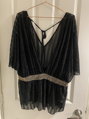 Plus Size Curve Ladies Beautiful Sheer Top Size 3XL - Picture 5 of 8
