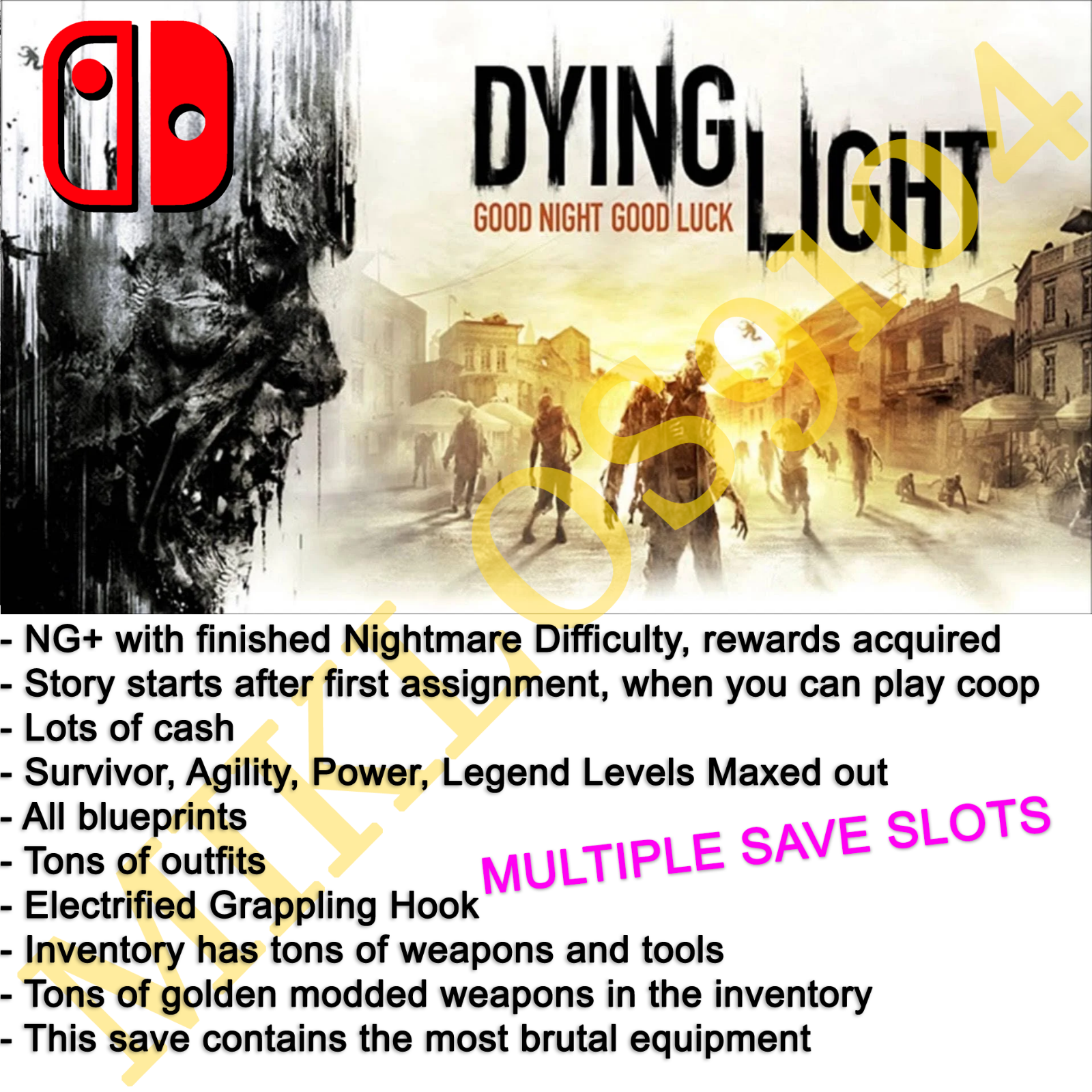 Dying Light Switch vs PS4 Comparison Shows an Impressive Switch Port