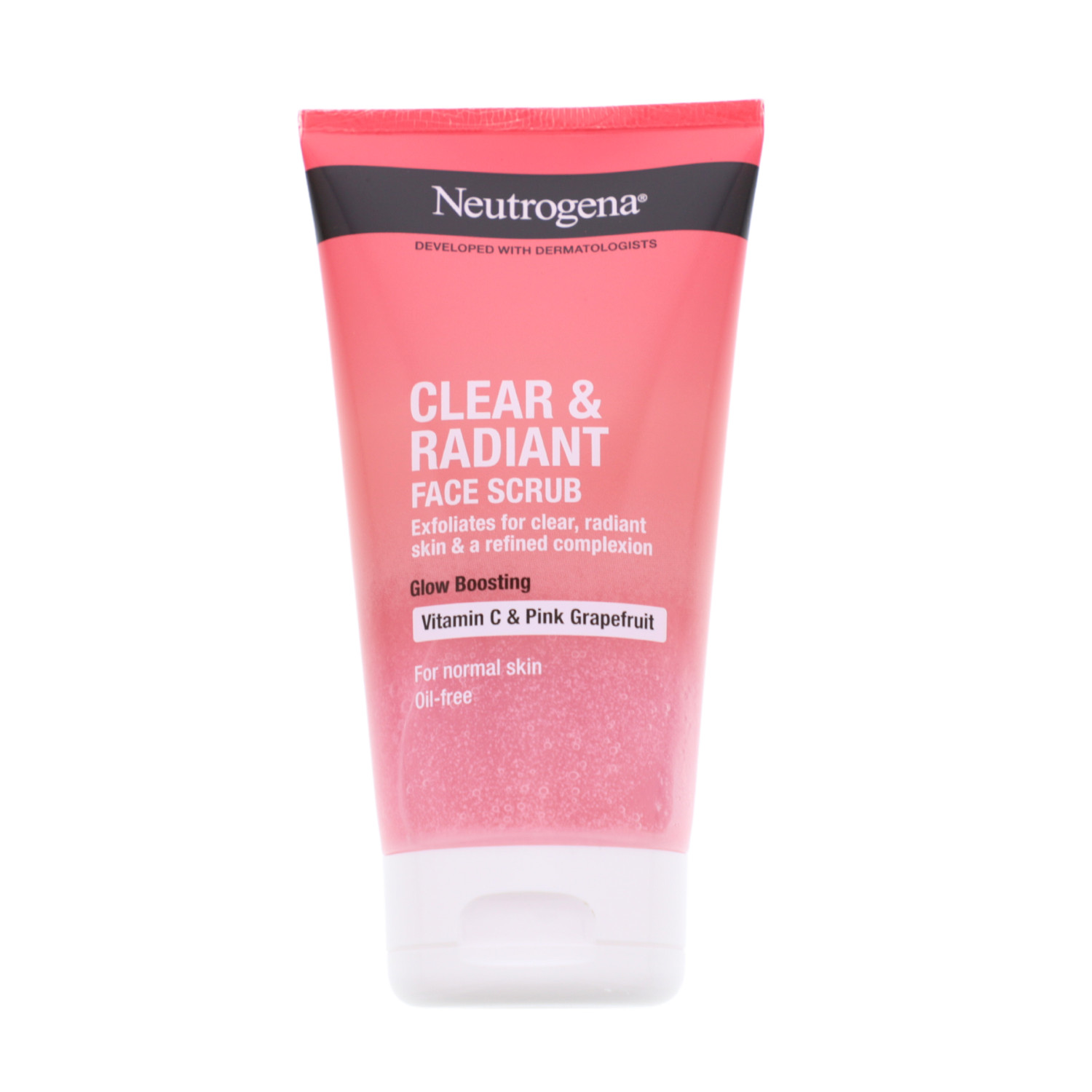 Neutrogena Clear & Radiant Tägliches Gesichtspeeling Pink Grapefrucht 150 ml