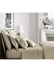 Ralph Lauren Bedford Jacquard 400 Thread Count STANDARD Pillow Sham Champagne