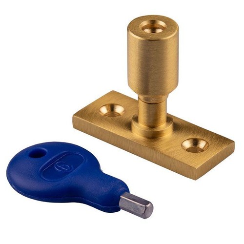 PIN de bloqueo de ventana abatible + pasador de bloqueo de llave para ventanas de madera + tornillos Inc - Imagen 10 de 12