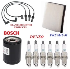Tune Up Kit Filters Wire Spark Plugs Fit DODGE DURANGO V6; 3.7L 2009