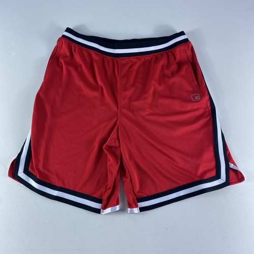 Vintage And1 Basketball Shorts Mens XL Red Workout 90s