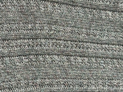 Cárdigan Knightsbridge Para Hombre Grande Grueso Espiga Tejido Gris Puños Acanalados - Imagen 7 de 11