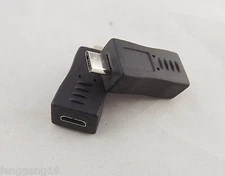 100pcs Micro USB 5Pin Male To Female Jack Extension Converter Adapter Connector