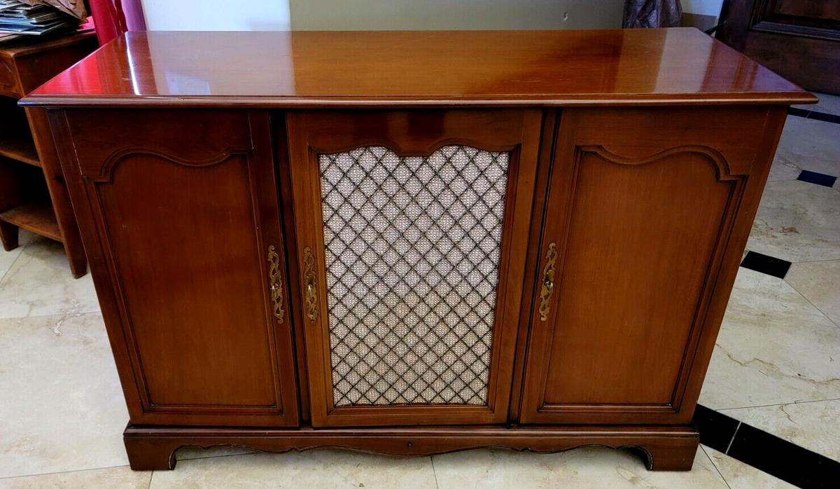 Vintage 1959 Zenith Intermezzo SFD2580 Tube Stereo Cobramatic