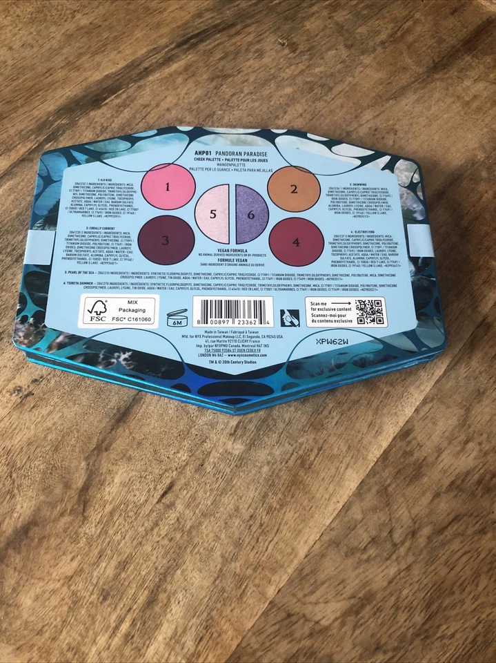 NYX PANDORAN PARADISE Avatar The Way of Water Cheek Palette Limited SEALED!!! - Image 3 of 4