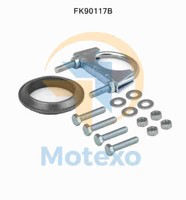 FK90117B Katalysator Einbausatz Passend FüR Audi 100 2.3 9/1989 - 9/1992