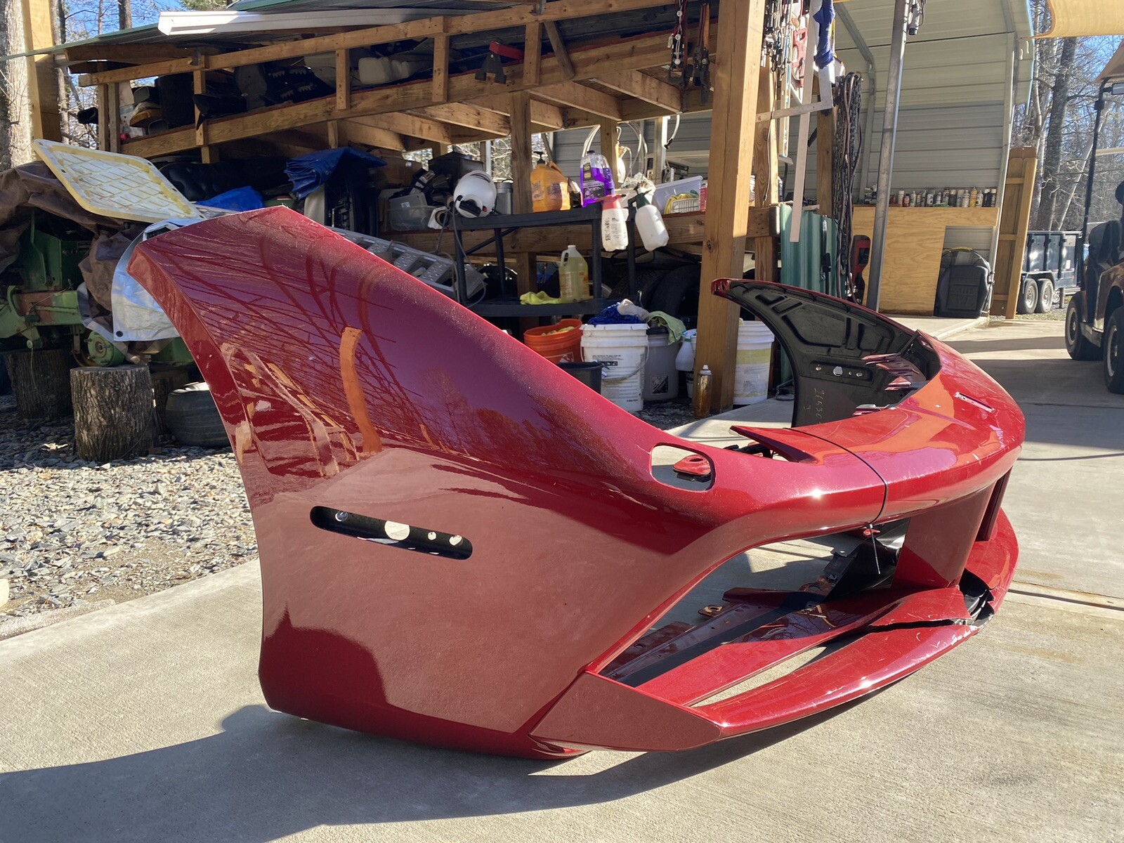 Ferrari 488 GTB Front Bumper Oem *NOTE DAMAGED
