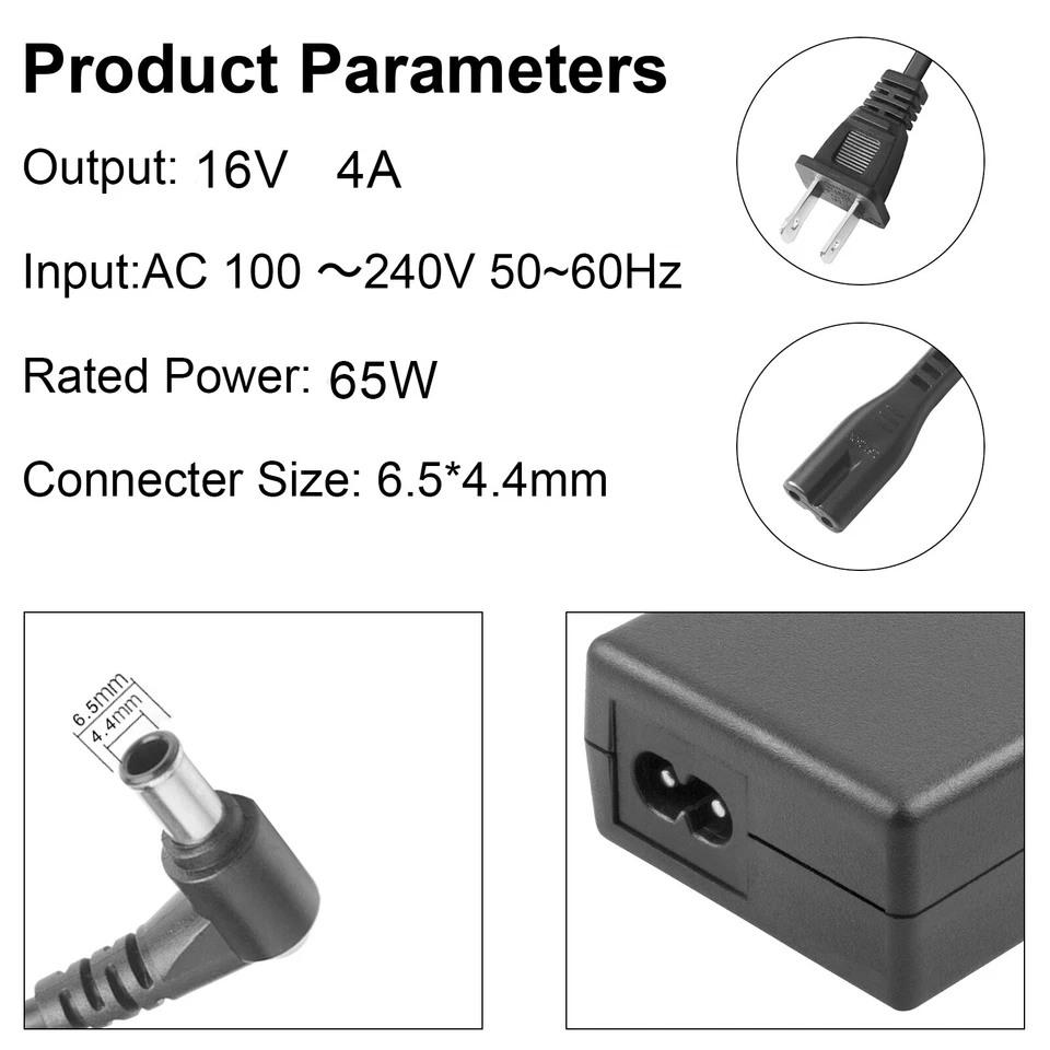 Cargador adaptador de CA para fuente de alimentación de escáner FUJITSU SCANSNAP S500 S500M S510 Foto 3 de 4