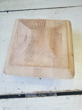 1 oak post cap or newel top finial 6.5" bottom attachment 3"