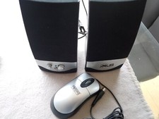 Orig. SANSUI AKTIV-LAUTSPRECHER  Paar 220-240V + MOUSE 6 Pol PS2 unbenutzt