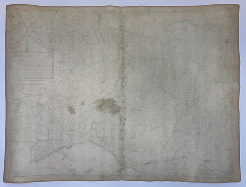 ITALY LOMBARDY GENES TURIN 1648 NICOLAS SANSON LARGE ANTIQUE MAP - Picture 12 of 12