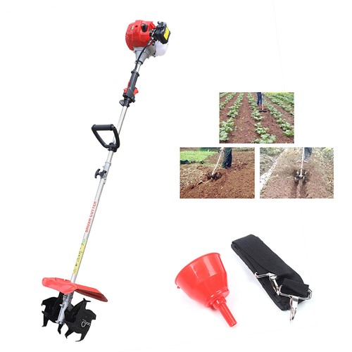 42.7CC 2 Stroke Handheld Gas Powered Mini Tillers Cultivator Garden