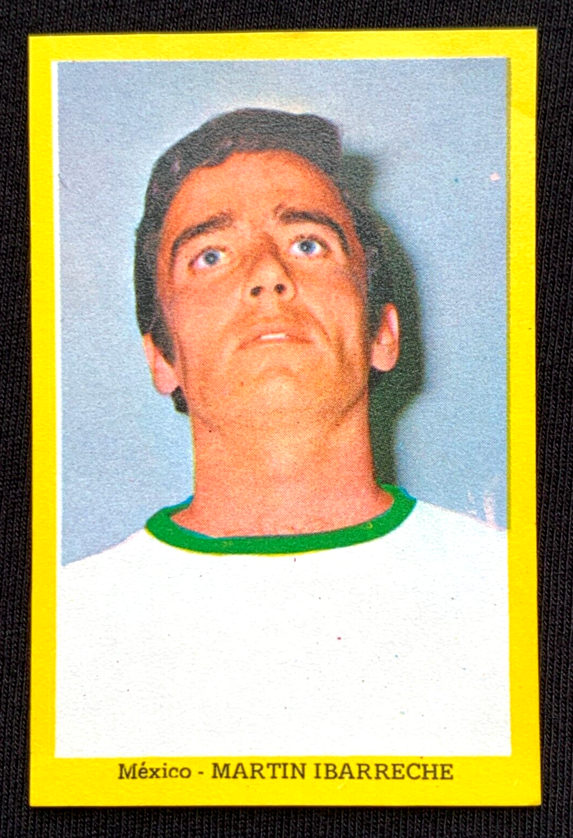 1970 Mexico World Cup FIFA Cromo #006 MARTIN IBARRECHE