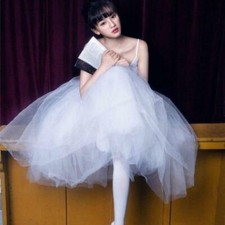 Classic Women's Ballet Dance Dress Professional Swan Tutu Ballroom Dancewears