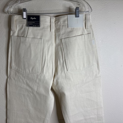 Rapha Mechanics Jeans Mens 30 x 30 Tan Straight Relaxed Denim - Picture 6 of 10