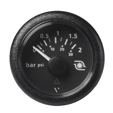 Vdo Marine 2-116 52mm Viewline Boost Pressure Gauge 2 Bar 30 Psi - 8-32v - Vdo Marine 2-116 52mm Viewline Boost Pressure Gauge 2 Bar 30 Psi - 8-32v -