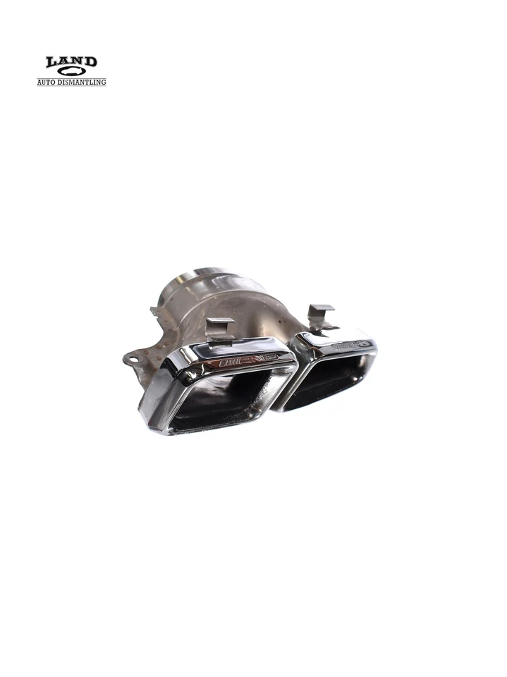 MERCEDES 166 167 RIGHT REAR MUFFLER EXHAUST TIP CHROME GLE63 ML63 GL63 GLS63 AMG - Image 2 of 4