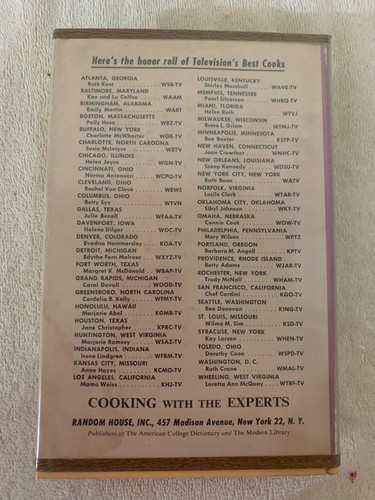Cooking With The Experts By William I. Kaufman 1955 HCDJ First Printing VG - Picture 2 of 17