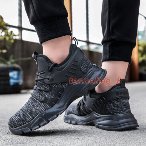 Herren Sicherheitsschuhe Stahlzehenpartie Arbeitsstiefel Sicherheitspannensicher Stiefel Turnschuhe - Bild 7 von 18