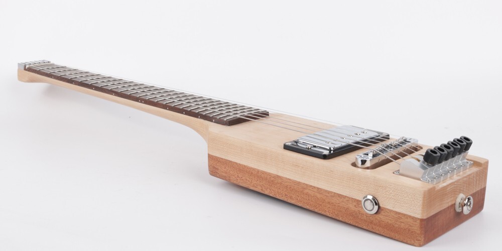 portable headless electric silent travel guitar Ultra Short Scale