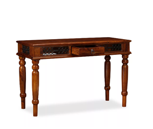 Antique Computer Desk Vintage Writing Table Indian Style Furniture