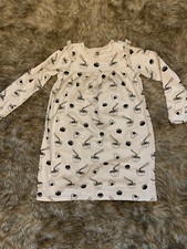 Tea Collection Sushi Dress Long Sleeve Size 12 100% Cotton and soft! 