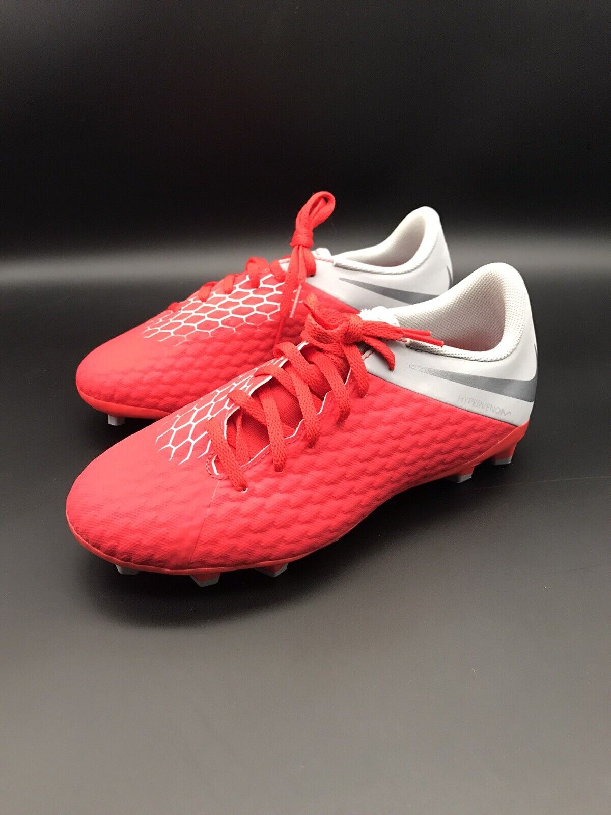 Solitario para jugar Centralizar Soccer Shoes Nike Hypervenom Phantom 3 Academy AJ4119-600 Red Red BOYS Size  5.5Y | eBay