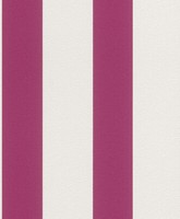 Rasch Tapete Selection 700206 Pink Weiß Stylisch Streifen Vliestapete Vlies