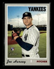 2019 Topps Heritage Joe Harvey New York Yankees RC #698  3 Card Lot