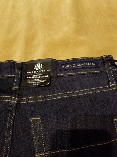 Rock & Republic Kashmiere Women's Midrise Skinny Jeans. 5 Pocket, Stretchy 10M - Picture 5 of 5