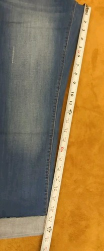 1822 Denim Women's Maternity 27" Distressed Ankle Cuff Skinny Jeans with Bellyba - Picture 8 of 8