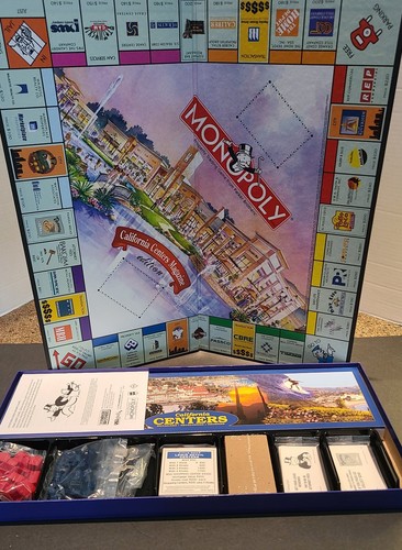 Monopoly- CALIFORNIA CENTERS MAGAZINE Edition- Parker Brothers- Brand New - Picture 2 of 3