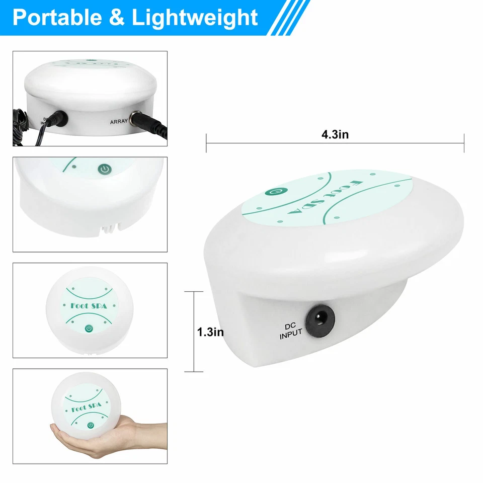 Máquina de limpieza de células de desintoxicación baños SPA de pies iónicos para uso portátil Home Club Foto 3 de 4