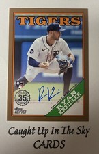 2023 Topps Series 2 Ryan Kreidler RC Gold 1988 Topps On Card Auto #33/50 Tigers