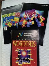 Tetris 2, Attack and Wordtris Nintendo SNES Manual Only  Instruction Booklet