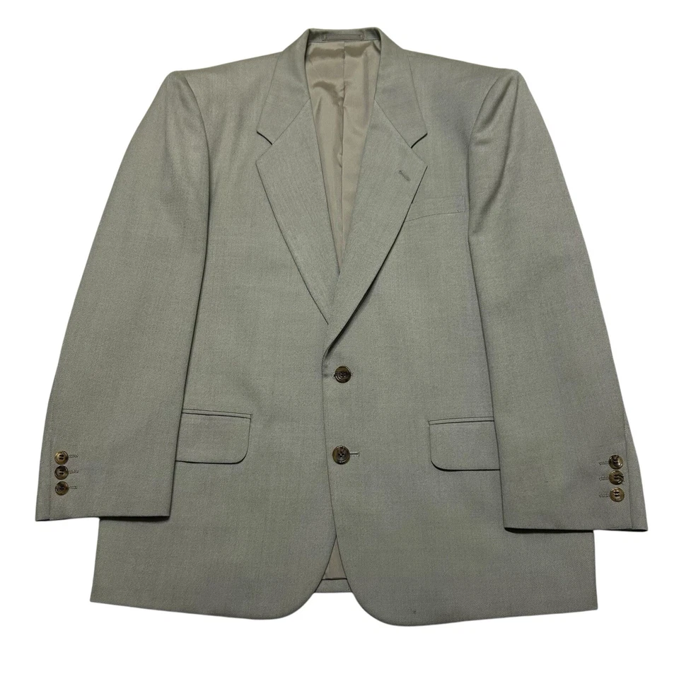 147 90s 91AW vintage comme des garcons conjunto de calças jaqueta terno homme lã bege p - Imagem 2 de 4