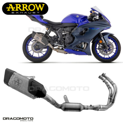 Full exhaust YAMAHA YZF R7 2023 2024 ARROW CPT Full Titanium RC CC PISTA