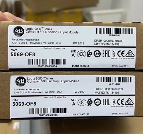 1pc NEW AB 5069-OF8 5069OF8 SER A Compact 5000 Analog Output Module A B 5069OF8 - Picture 2 of 5